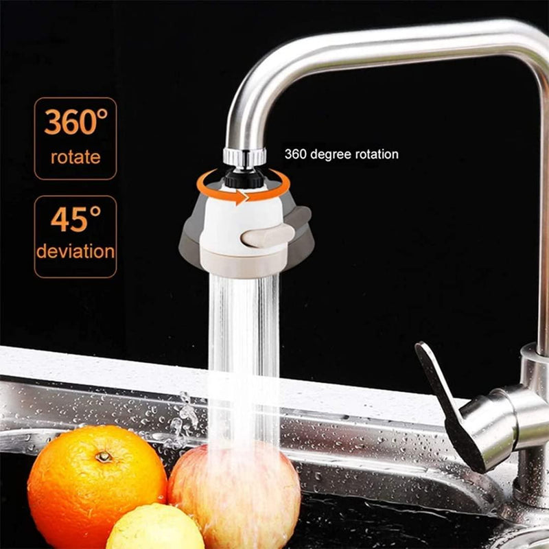 Sulfur ABS 360 Degree Rotation/Movable Bubbler Saving Water Faucet/tap