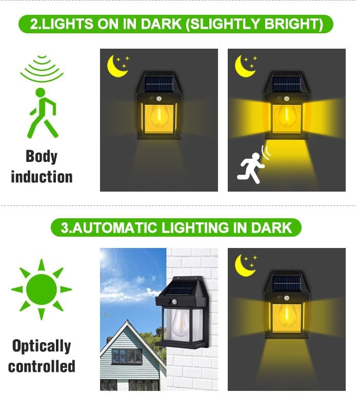 Solar Light Outdoor Wall Light