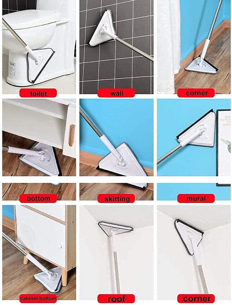 Stainless Steel Triangular Cleaning Mop