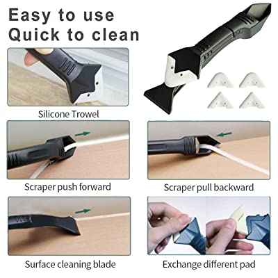 3 in 1 Silicone Trowel & Scraper Tool