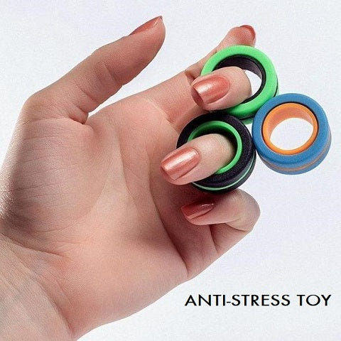 Magnetic Rings Fidget Toys, Decompression Magnetic Toy, Finger Toy Sets For  Kids And Adults | Fruugo FR