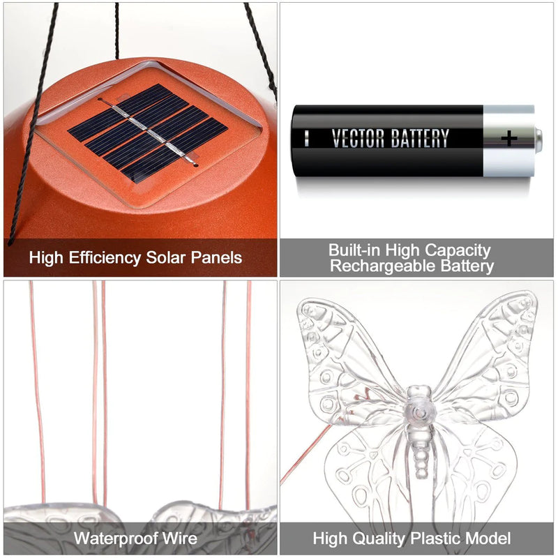 Solar Hummingbirds Chime